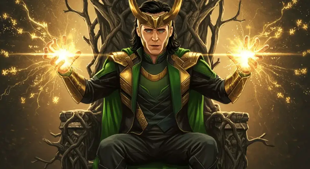 Loki as the God of Stories, holding the multiverse together