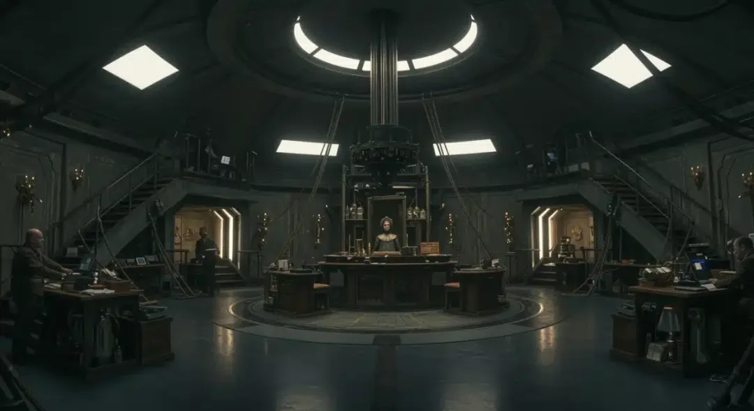 Elaborate set design and high production value in Apple TV+ flagship drama.