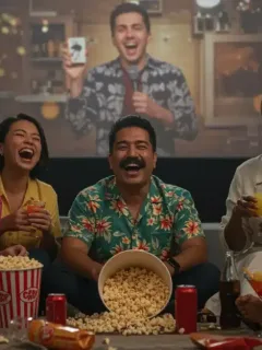 Audience enjoying a comedy special, laughing enthusiastically