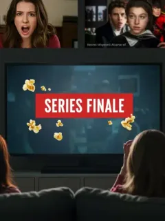Disappointed fans reacting to a series finale on TV