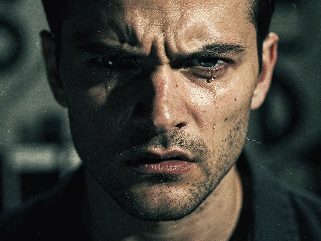 Actor con expresión intensa que refleja el suspenso psicológico de un nuevo estreno en Apple TV+.