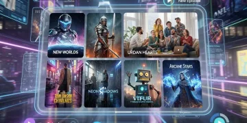 Póster promocional del calendario de estrenos de Max para 2026, destacando nuevas series y películas.