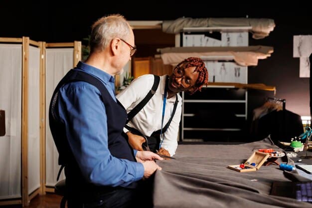 A behind-the-scenes shot of a drama series set, showing crew members packing up equipment, with a sense of finality and closure.