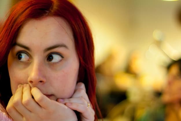 A close-up of a person's face showing a mix of shock, worry, and anticipation. The background is blurred, suggesting a chaotic or uncertain environment.