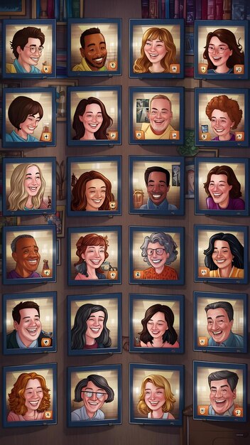 A split-screen showing various adult animated characters from different popular series, showcasing the diversity in animation styles and themes.