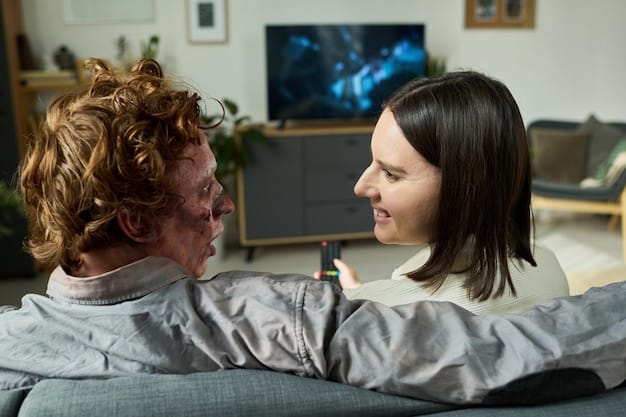 A candid shot of a reality TV contestant expressing genuine emotion during a heartfelt conversation, highlighting the authenticity that viewers now crave.