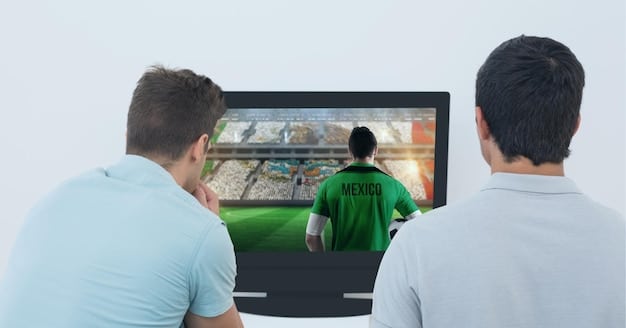A split-screen showing a reality TV contestant on the left and viewers interacting with the show via social media on the right, illustrating the interactive nature of modern reality TV.