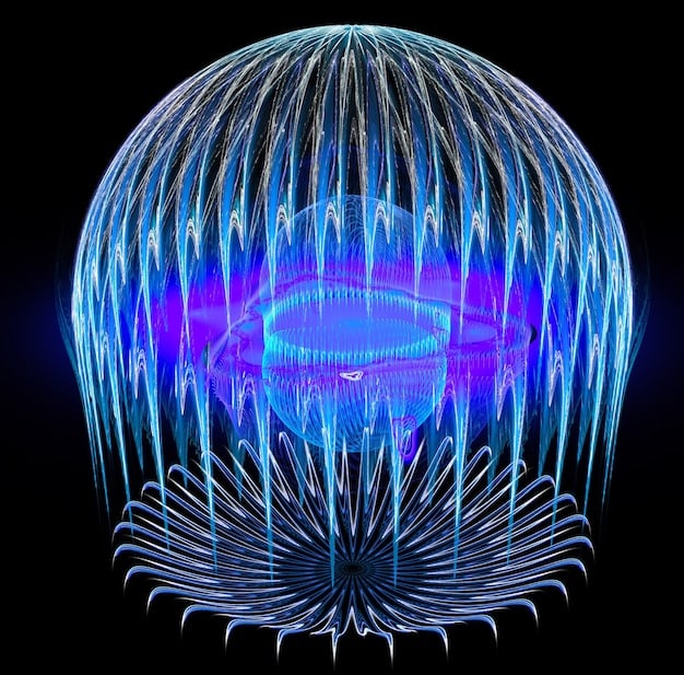 A mysterious, glowing orb hovering in a dimly lit, high-tech laboratory, representing the enigmatic discoveries within 'Echoes of the Void'.