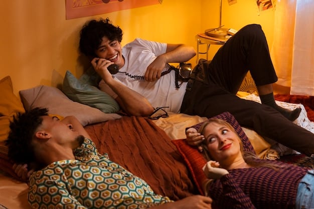 A diverse group of young adults watching a K-drama together in a cozy living room, some with a look of intense focus, others subtly moved. The scene should convey a sense of shared experience and connection through the drama.