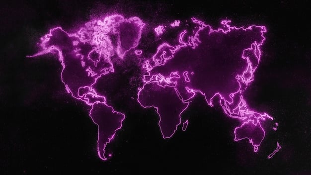 A map of the Continent with glowing lines emanating from Ciri's figure, indicating her potential impact on the world, while Geralt is seen in the foreground battling a monster, symbolizing their different scales of power.