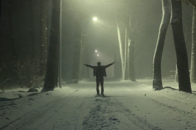 The main cast of Stranger Things, looking pensively at the horizon, with the faint outlines of the Upside Down in the background, symbolizing an uncertain but climactic future.