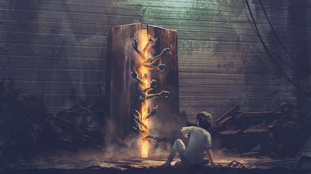 A close-up of a damaged portal to the Upside Down in Hawkins, emphasizing the catastrophic consequences and challenges awaiting the characters in Stranger Things Season 5.