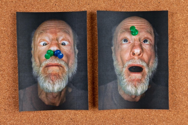 A split-screen image showing two different versions of Jason1 from alternate realities. On one side, Jason1 is depicted as a hardened warrior, while on the other, he appears as a benevolent leader. Despite their contrasting appearances, both figures share a similar intensity in their eyes, hinting at a shared destiny. This visual symbolizes the recurring character parallels across the 'Dark Matter' multiverse, suggesting Jason1 is unknowingly creating the very multiverse through his choices and actions.
