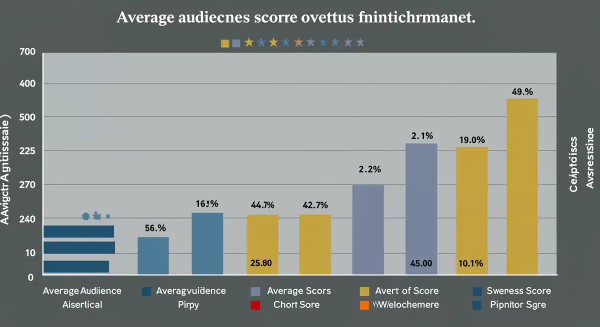 Audience and Critic Score Comparison Infographic