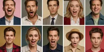 Collage of five diverse new comedy series characters from 2025, representing humor and entertainment