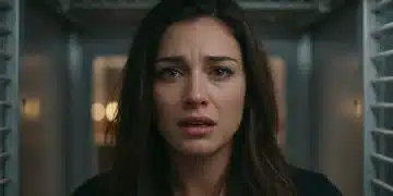 Carmy Berzatto's emotional breakdown in the walk-in during The Bear's opening night