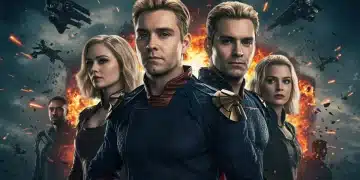 Gen V and The Boys characters in a dynamic composite, hinting at future conflicts.