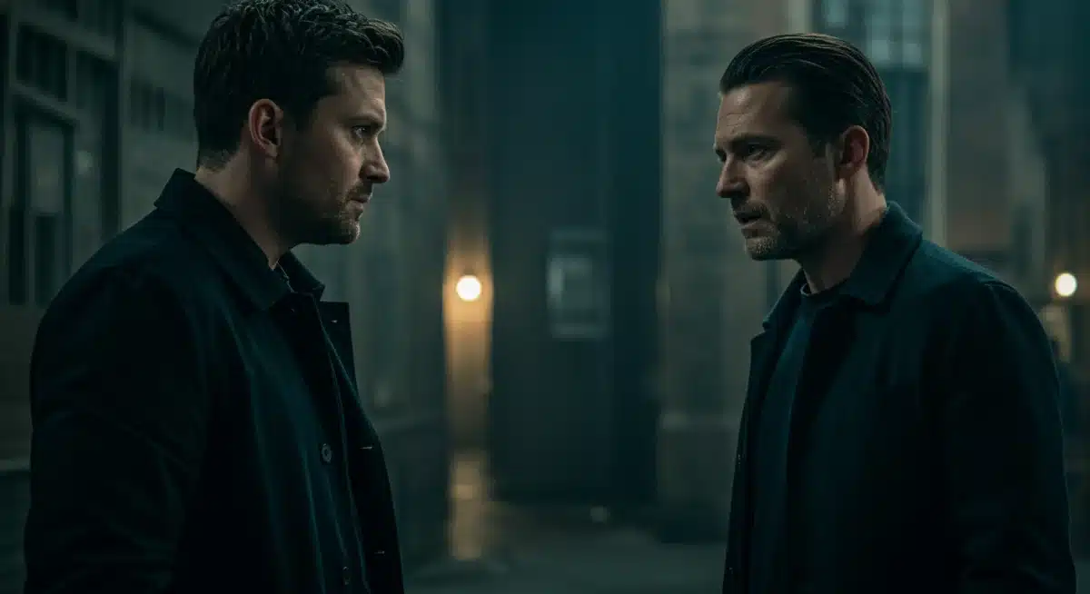 Intense dramatic scene from an underrated thriller series.