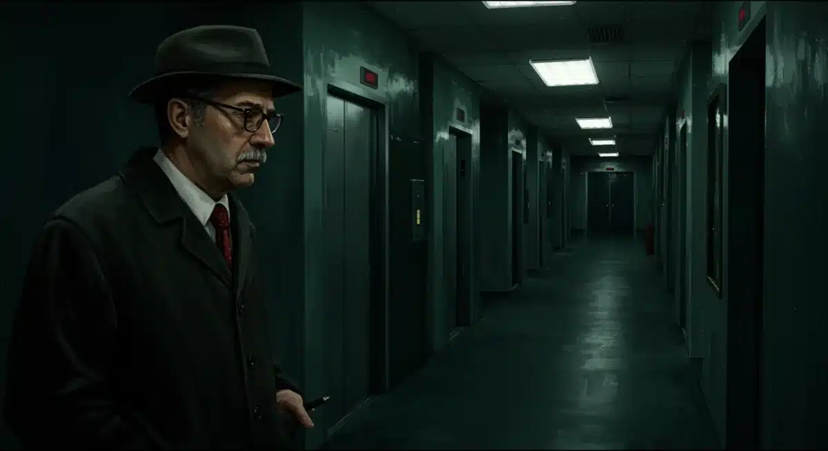 Irving Bailiff's outie life painting Lumon corridors subconsciously