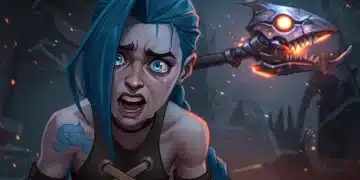 Jinx's tragic transformation in Arcane Season 1 finale, amidst chaos and emotional turmoil.