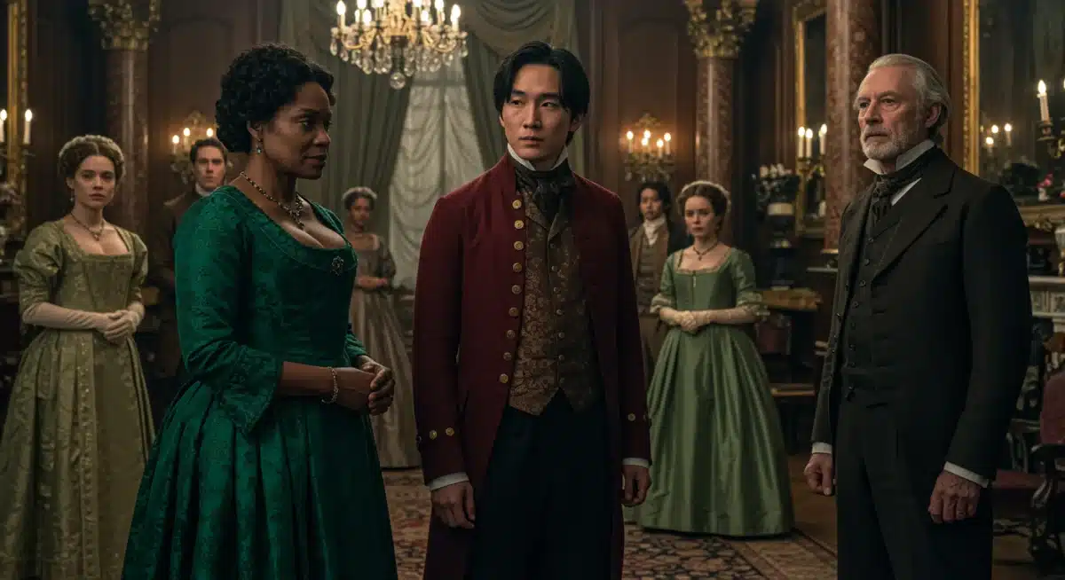 historical drama series cast in period costumes