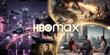 Cartel promocional del calendario de estrenos de HBO Max para el primer trimestre de 2026 con imágenes de nuevas series y películas.